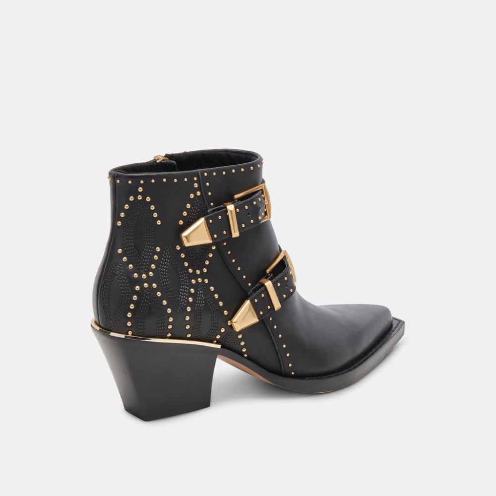 Dolce Vita Ronnie Booties Black Leather