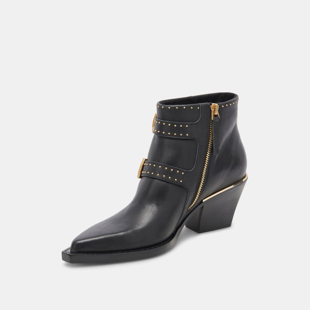 Dolce Vita Ronnie Booties Black Leather