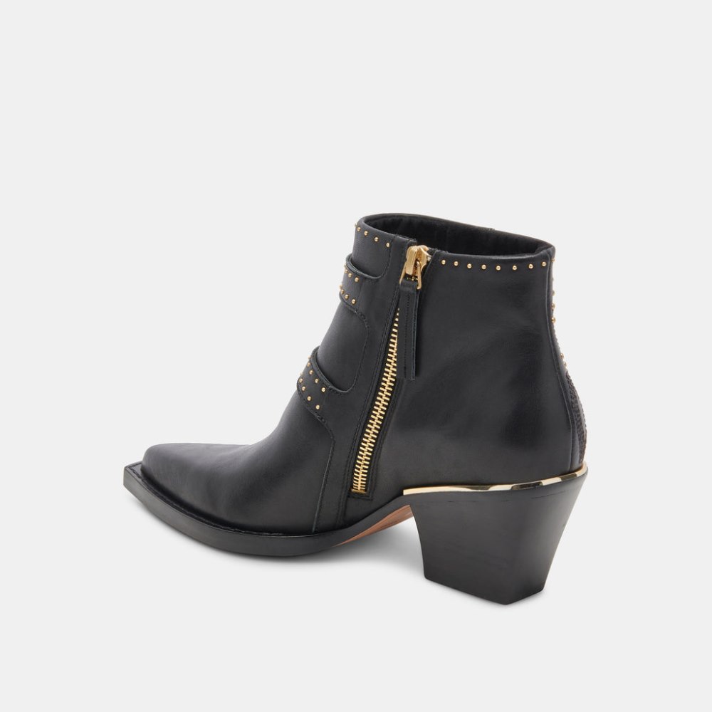 Dolce Vita Ronnie Booties Black Leather