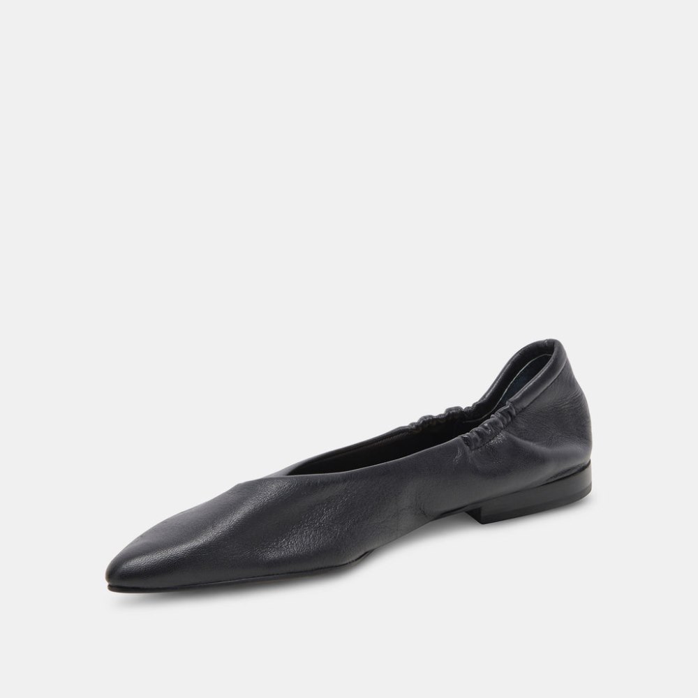Dolce Vita Nadav Ballet Flats Black Leather