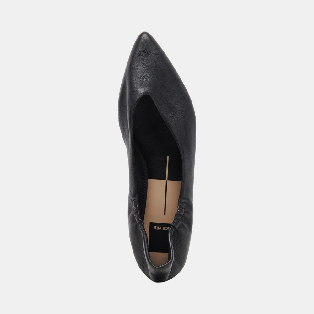 Dolce Vita Nadav Ballet Flats Black Leather
