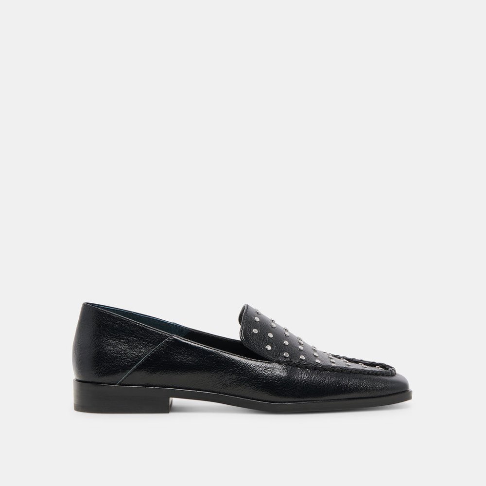 Dolce Vita Beny Flats Black Studded Leather