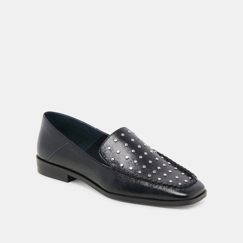 Dolce Vita Beny Flats Black Studded Leather