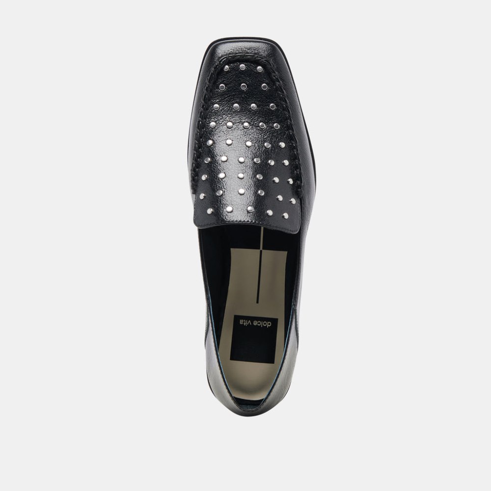 Dolce Vita Beny Flats Black Studded Leather