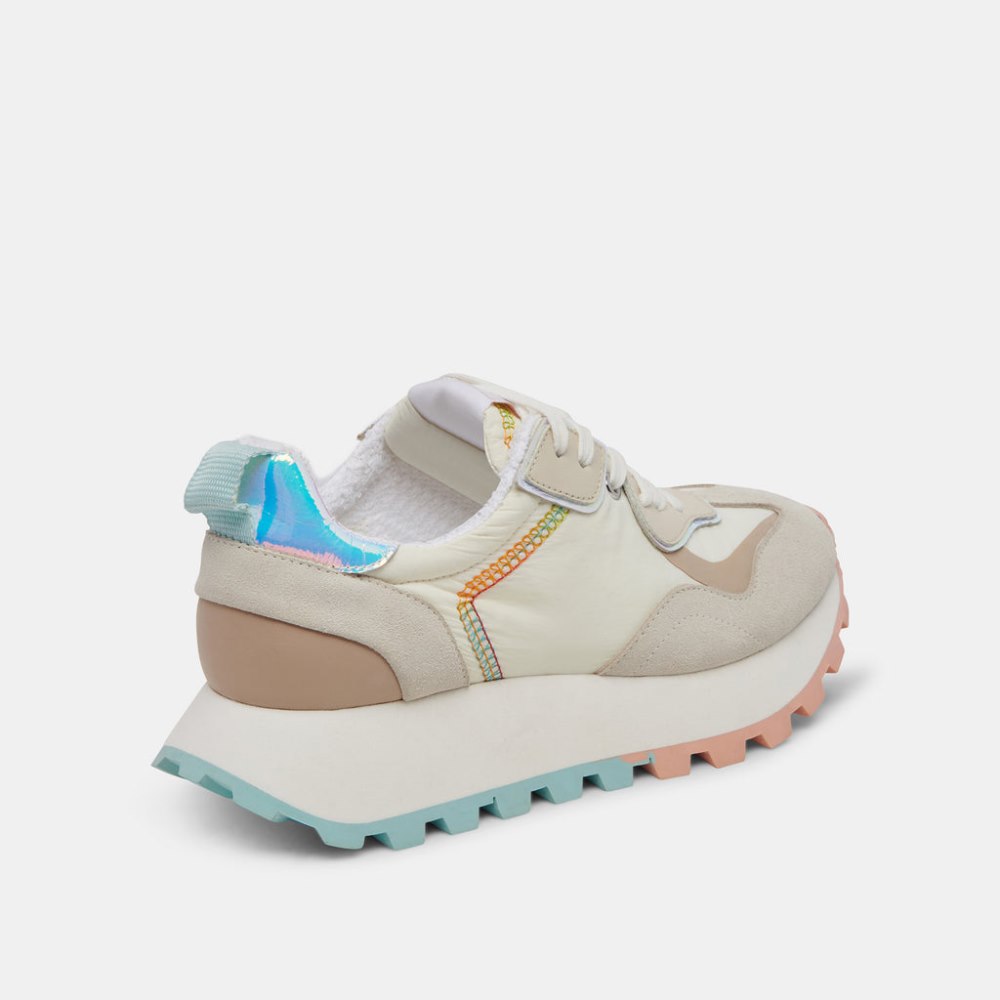 Dolce Vita Dolce Vita X Greats Reubin Pride Sneakers White Multi Suede