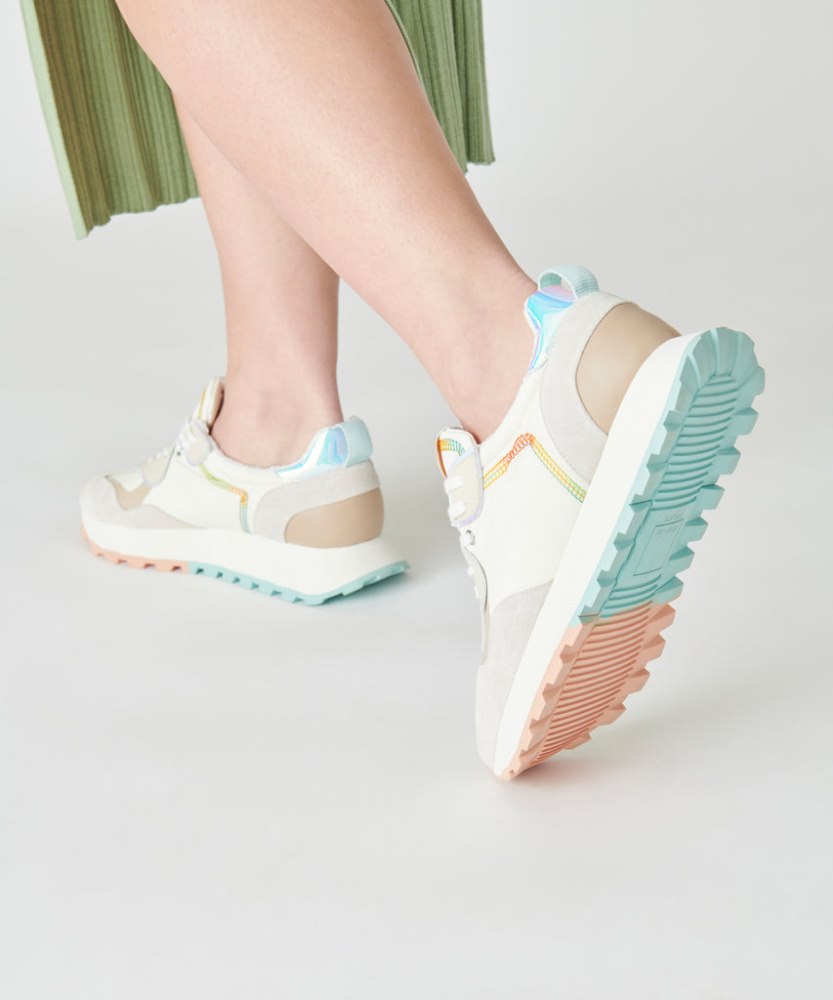 Dolce Vita Dolce Vita X Greats Reubin Pride Sneakers White Multi Suede