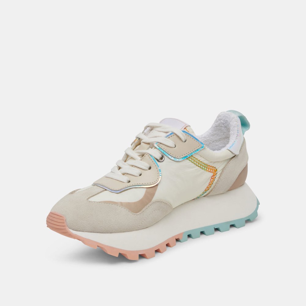 Dolce Vita Dolce Vita X Greats Reubin Pride Sneakers White Multi Suede