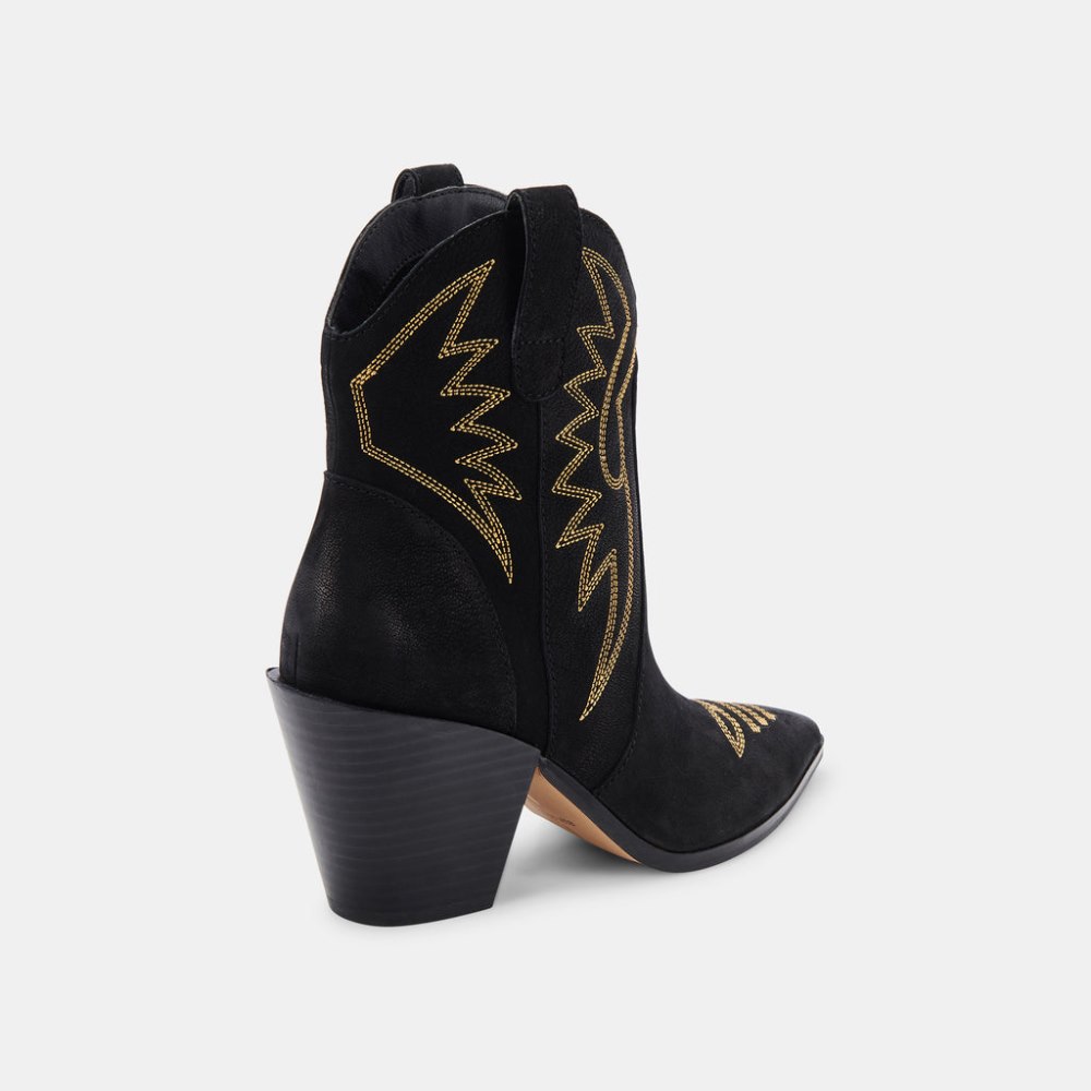 Dolce Vita Ginni Booties Black Nubuck