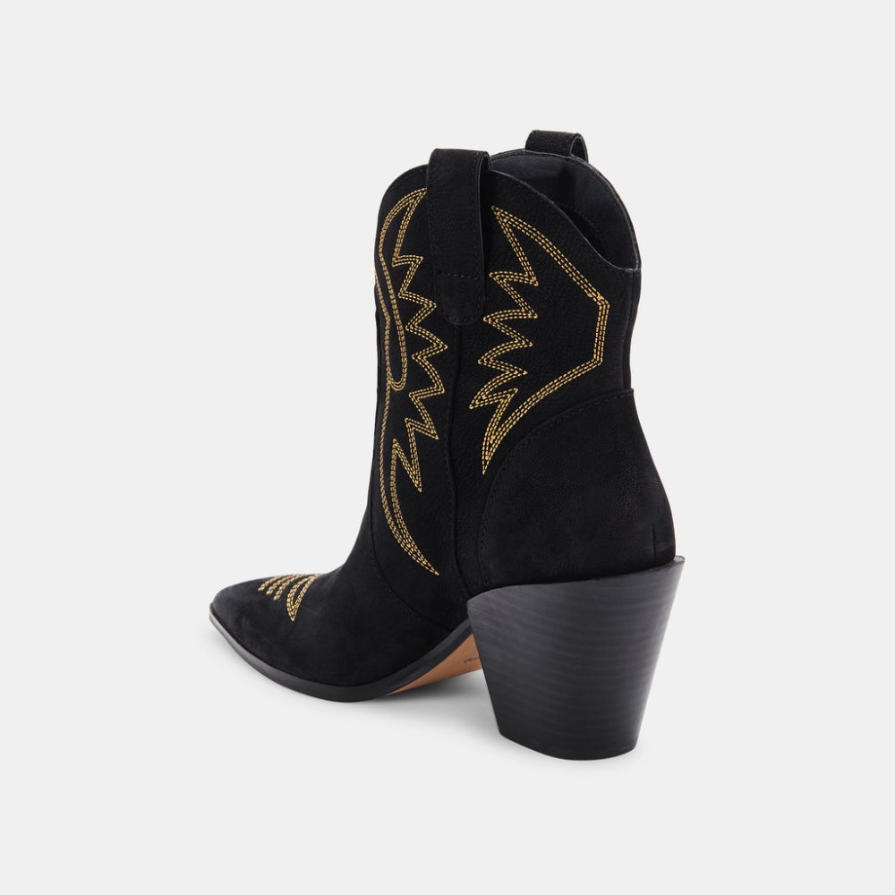 Dolce Vita Ginni Booties Black Nubuck
