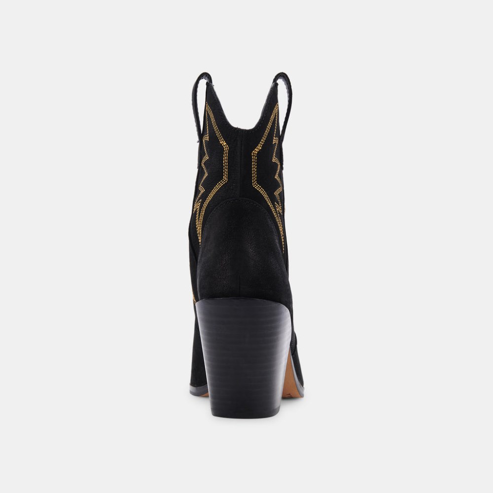 Dolce Vita Ginni Booties Black Nubuck