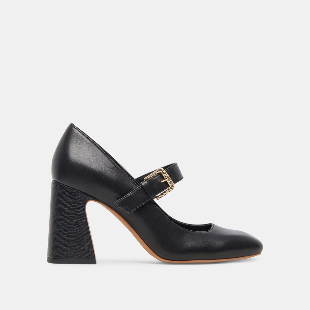 Dolce Vita Lakota Heels Black Leather