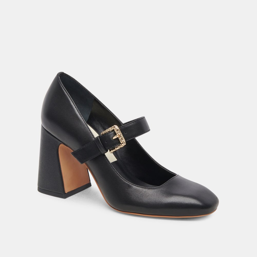 Dolce Vita Lakota Heels Black Leather