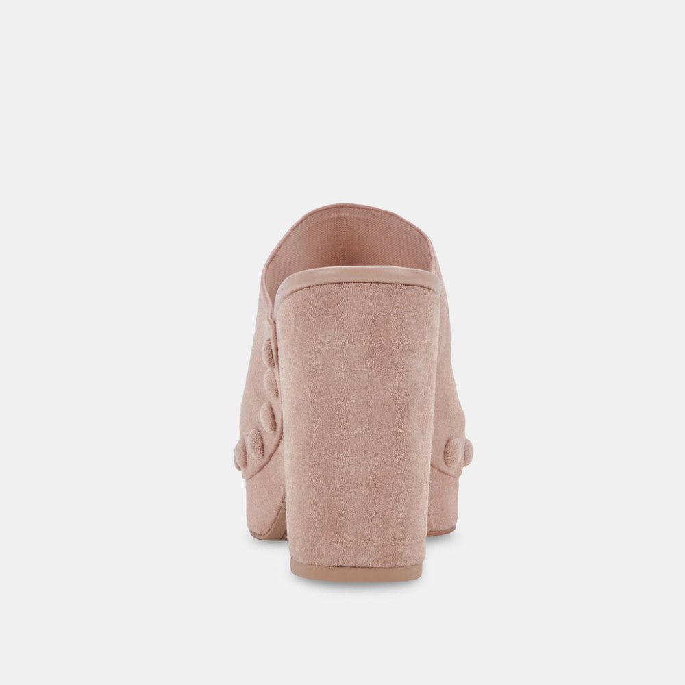 Dolce Vita Emol Heels Blush Suede