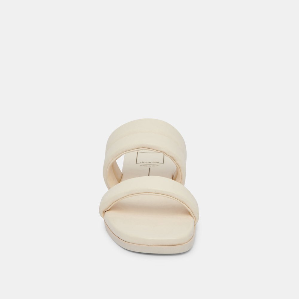 Dolce Vita Adore Sandals Ivory Leather