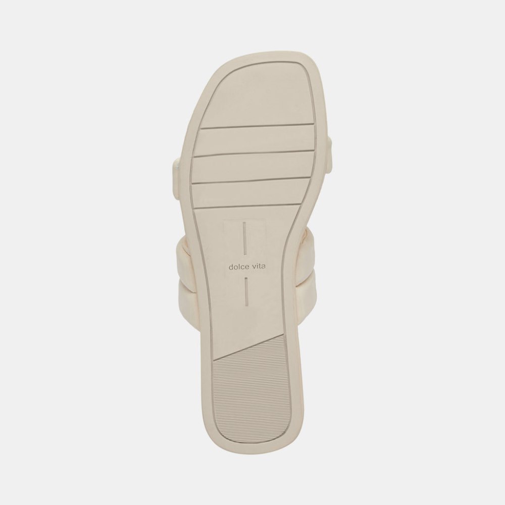Dolce Vita Adore Sandals Ivory Leather