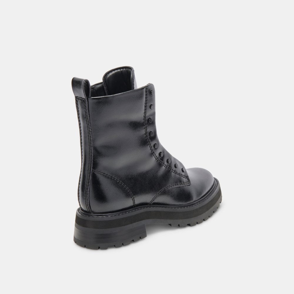 Dolce Vita Ranier Boots Midnight Crinkle Patent