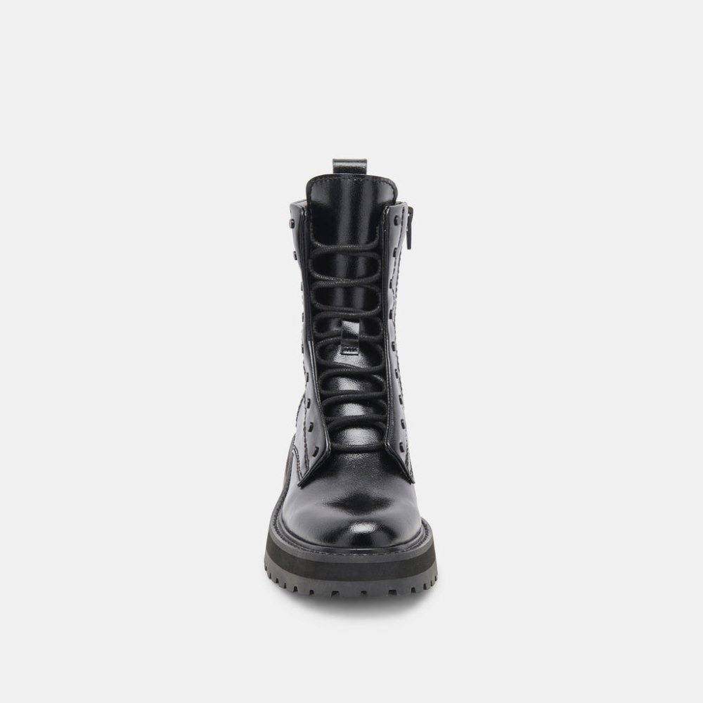Dolce Vita Ranier Boots Midnight Crinkle Patent