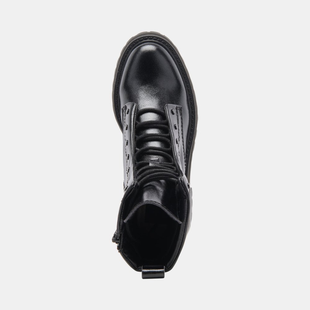 Dolce Vita Ranier Boots Midnight Crinkle Patent