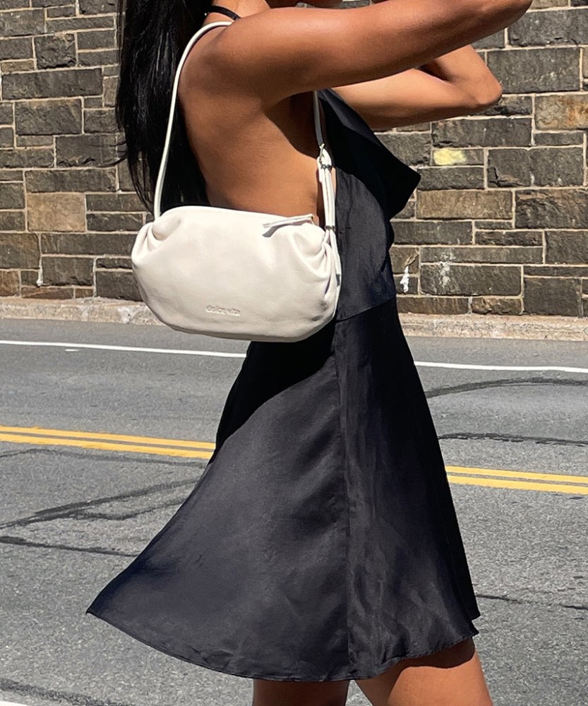 Dolce Vita Livi Shoulder Bag Ivory Leather