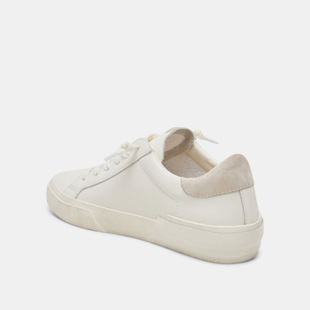 Dolce Vita Zina 360 Sneakers White Natural Recycled Leather