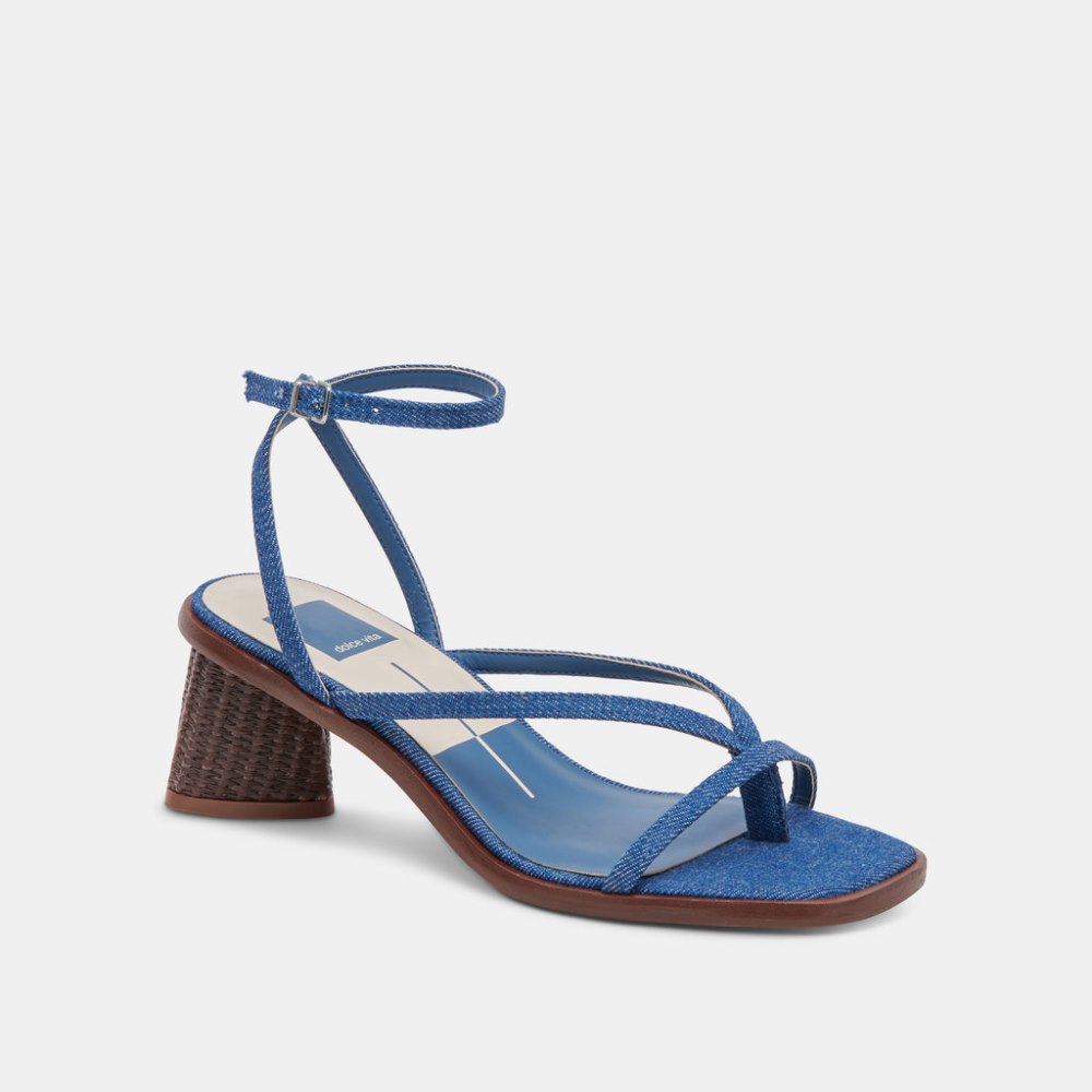Dolce Vita Banita Sandals Blue Denim