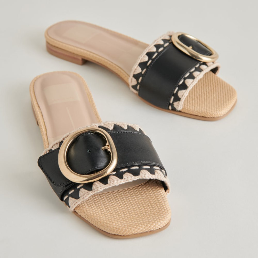 Dolce Vita Grecia Sandals Black Leather