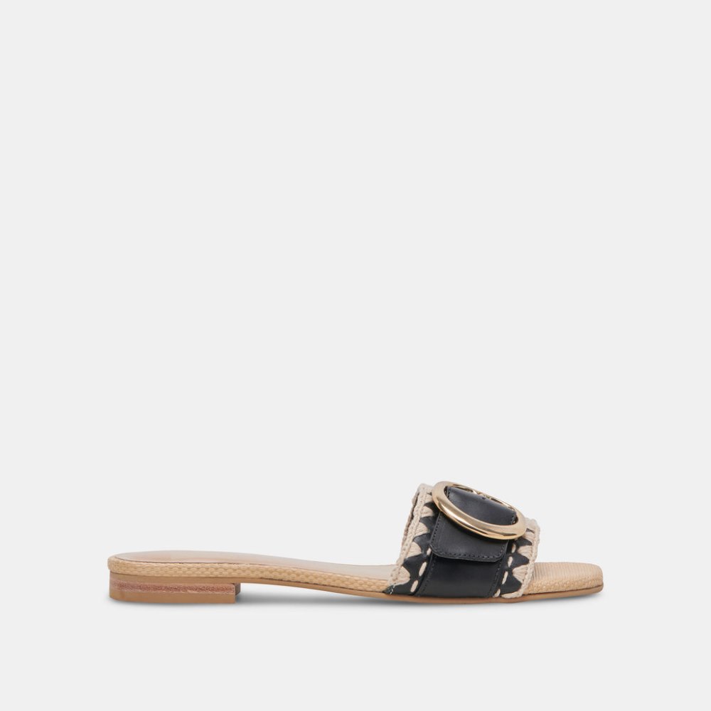 Dolce Vita Grecia Sandals Black Leather