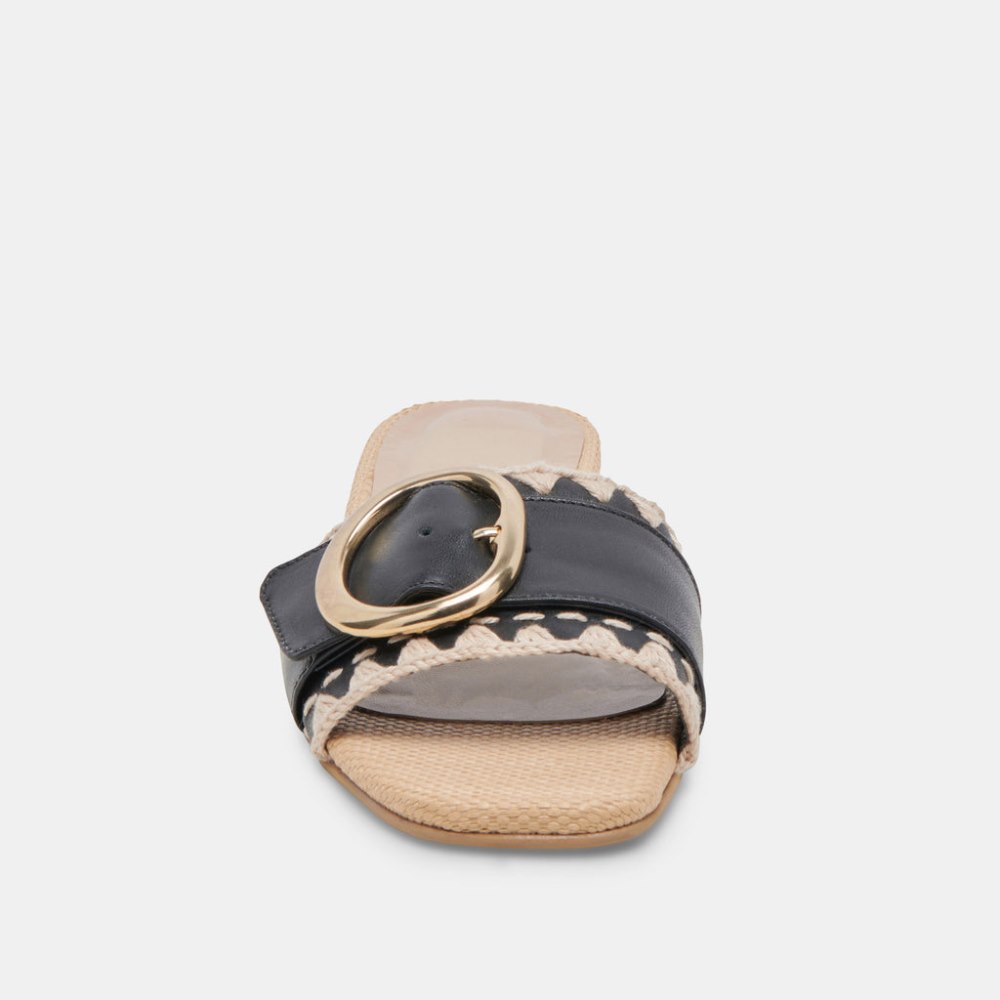 Dolce Vita Grecia Sandals Black Leather