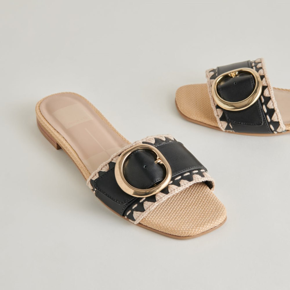 Dolce Vita Grecia Sandals Black Leather