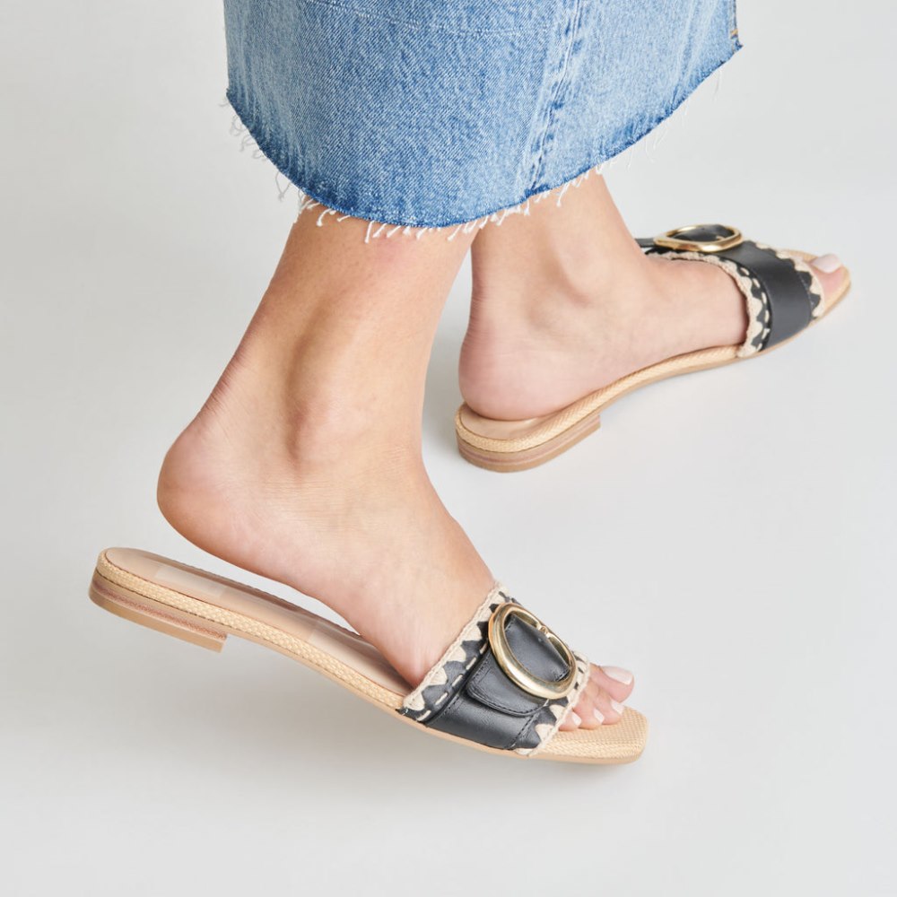 Dolce Vita Grecia Sandals Black Leather