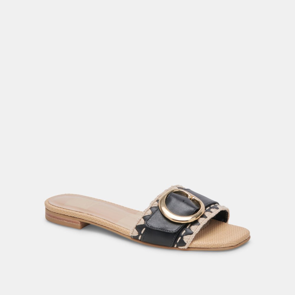 Dolce Vita Grecia Sandals Black Leather