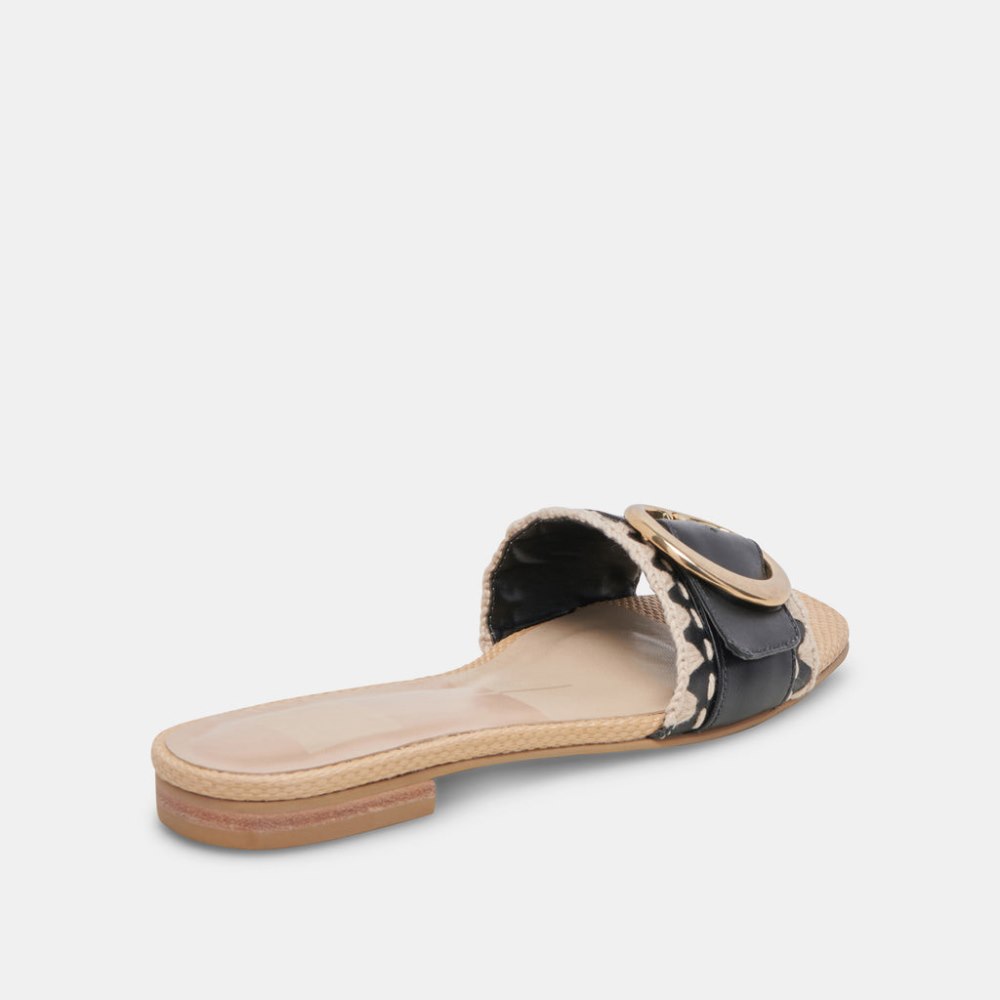 Dolce Vita Grecia Sandals Black Leather