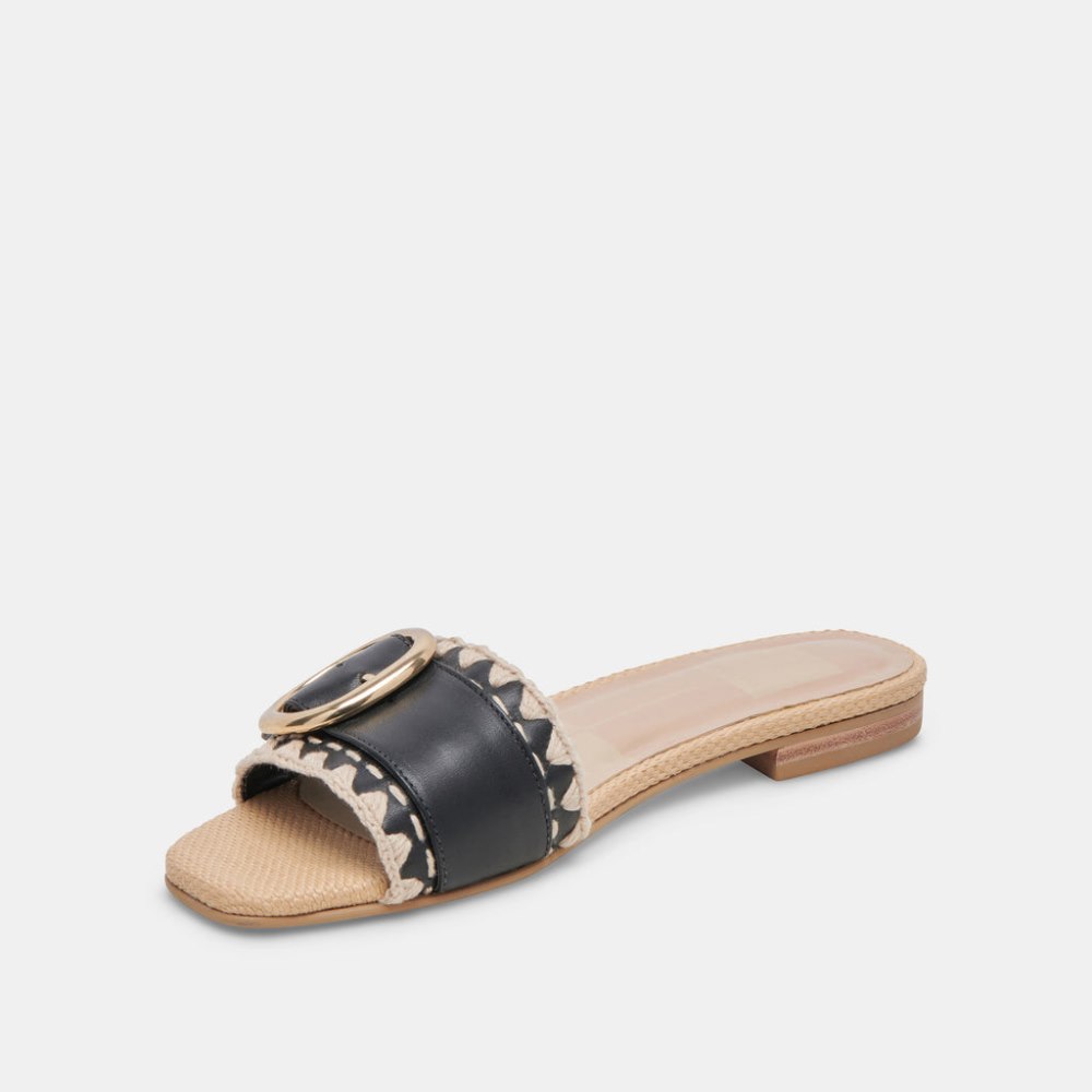 Dolce Vita Grecia Sandals Black Leather
