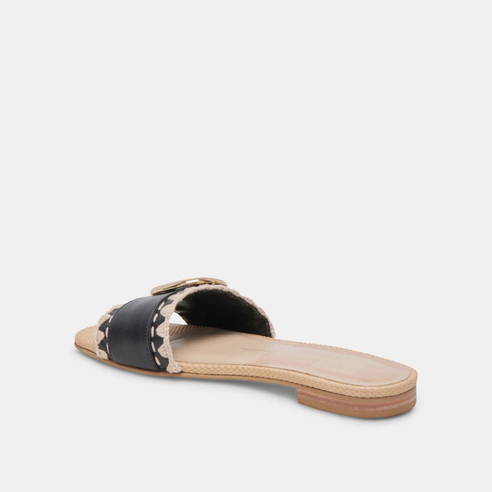 Dolce Vita Grecia Sandals Black Leather