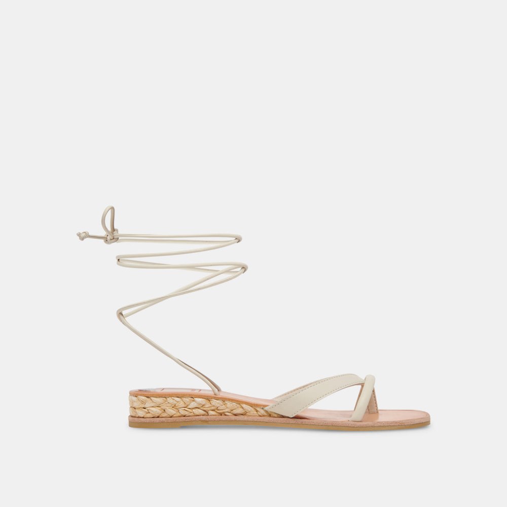 Dolce Vita Prax Sandals Ivory Leather