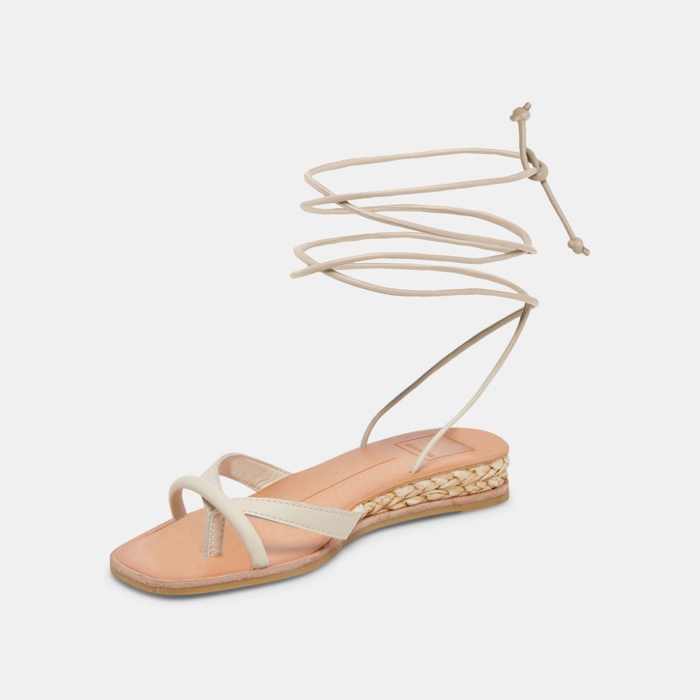 Dolce Vita Prax Sandals Ivory Leather