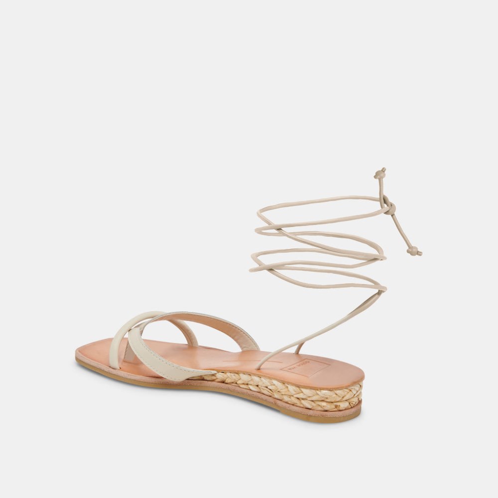 Dolce Vita Prax Sandals Ivory Leather