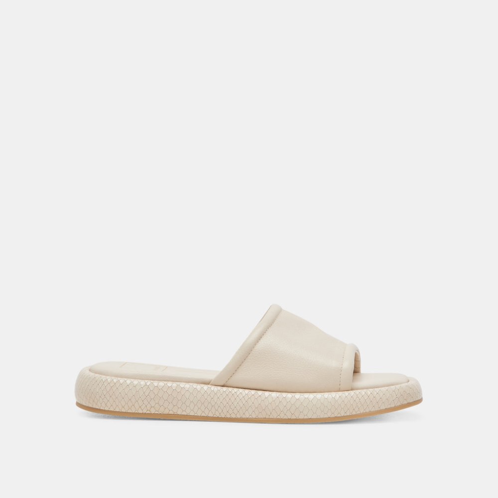 Dolce Vita Aisha Sandals Ivory Leather