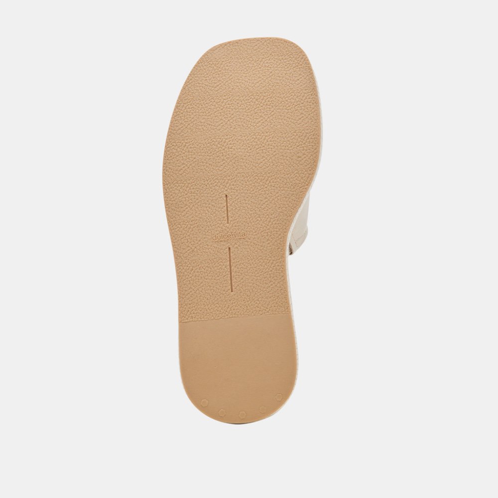 Dolce Vita Aisha Sandals Ivory Leather