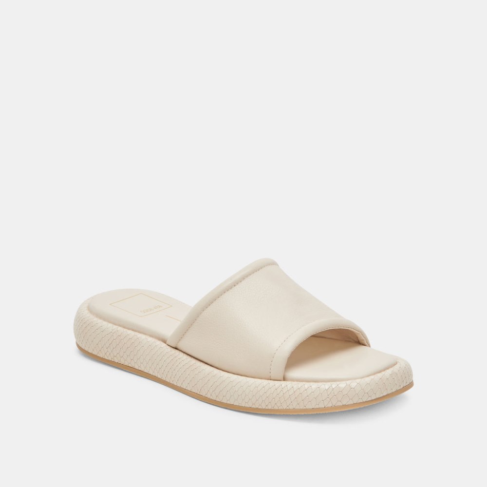 Dolce Vita Aisha Sandals Ivory Leather