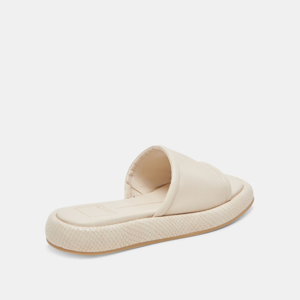 Dolce Vita Aisha Sandals Ivory Leather