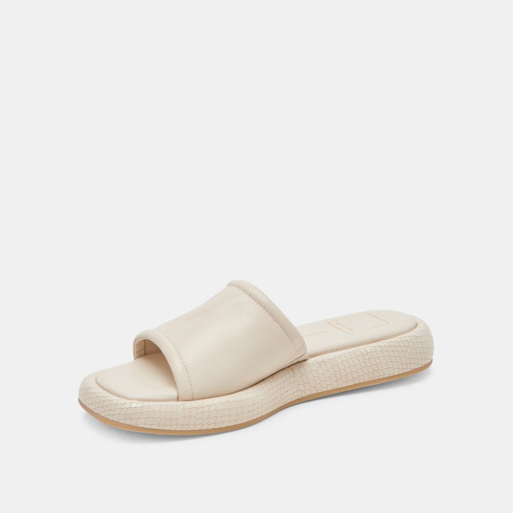 Dolce Vita Aisha Sandals Ivory Leather