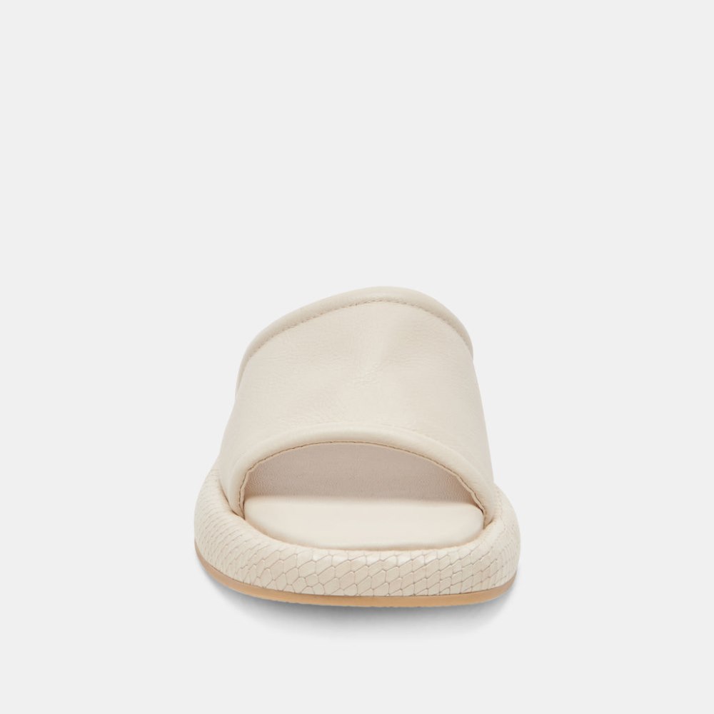 Dolce Vita Aisha Sandals Ivory Leather