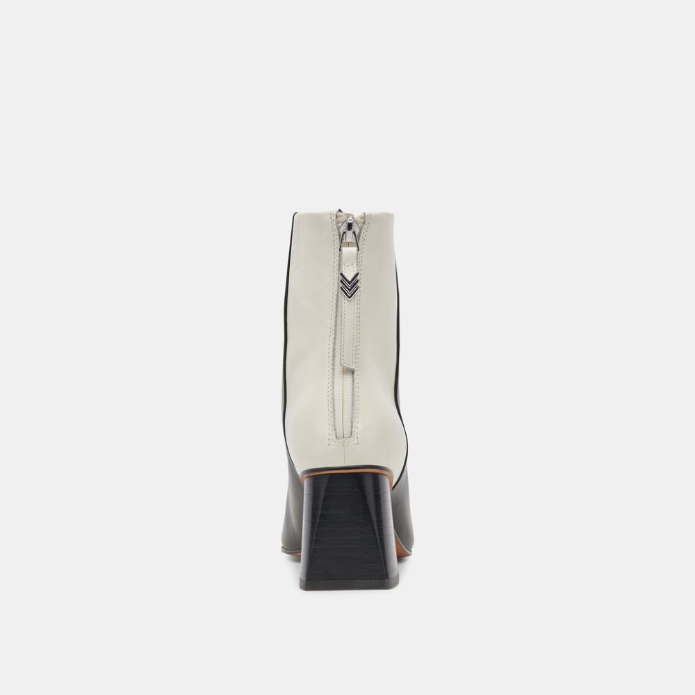 Dolce Vita Fifi H2o Booties Black White Leather