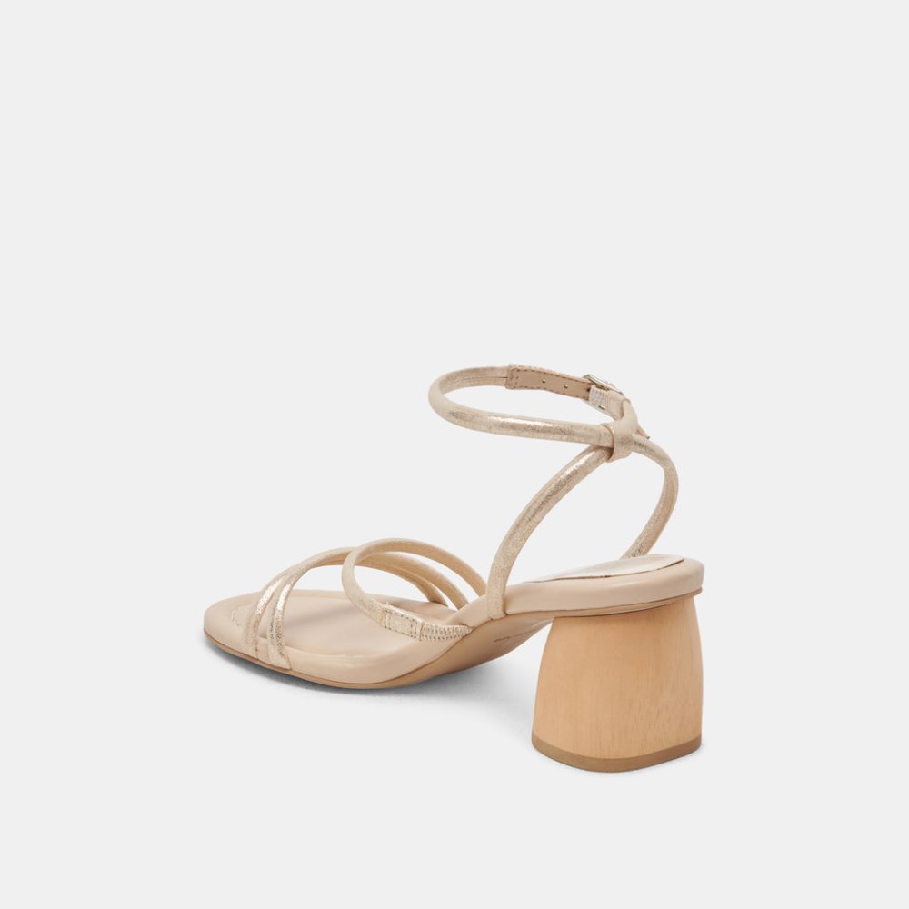 Dolce Vita Mikael Heels Light Gold Nubuck