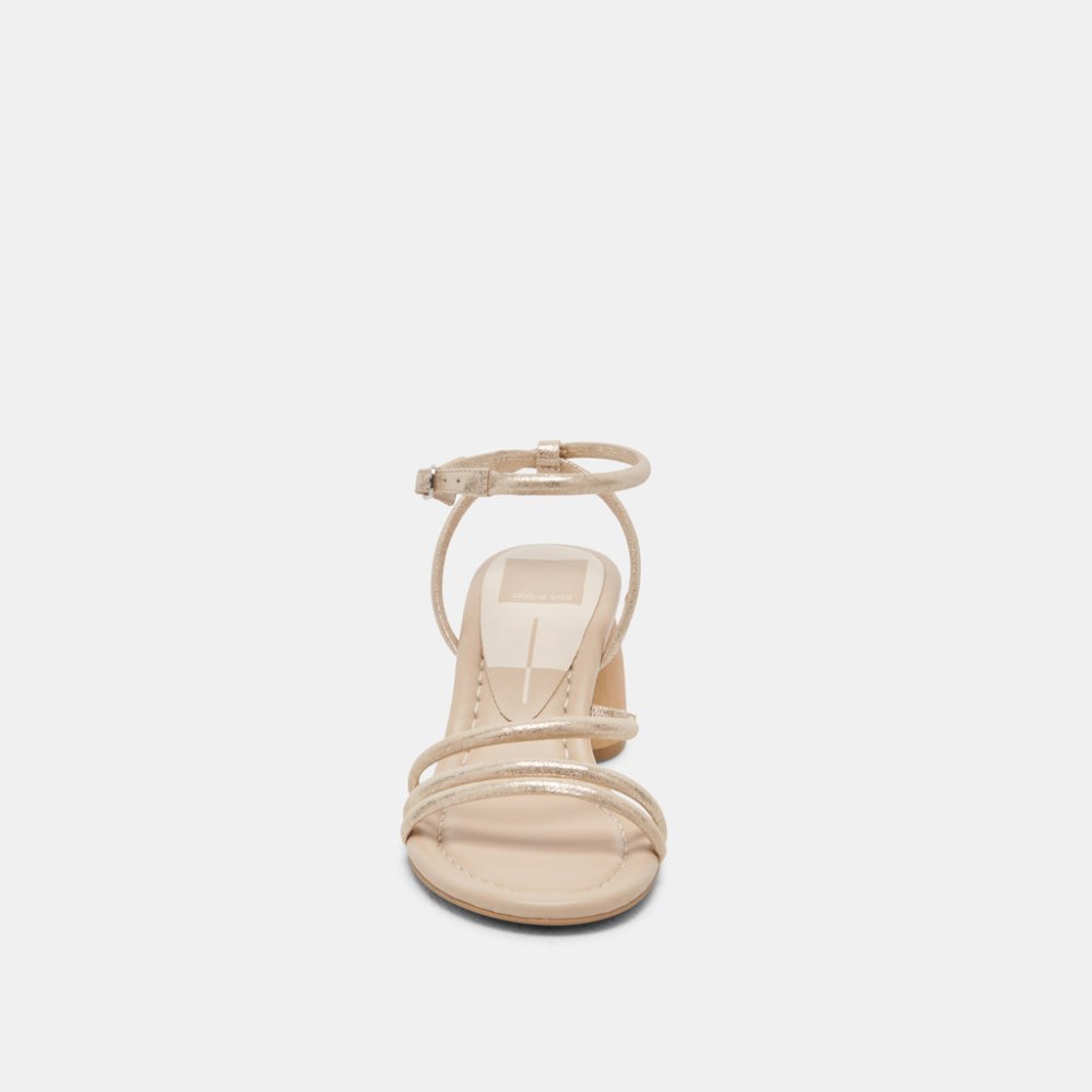 Dolce Vita Mikael Heels Light Gold Nubuck