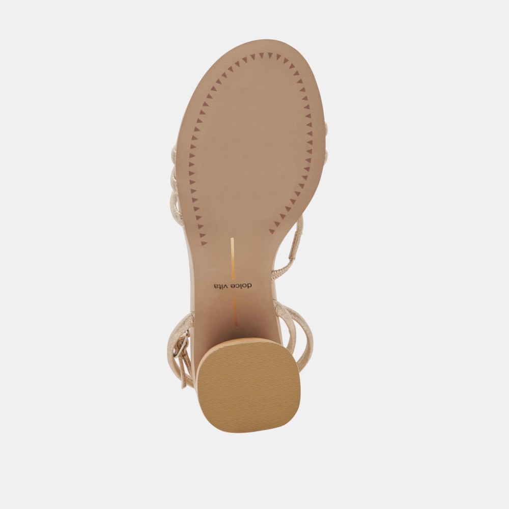 Dolce Vita Mikael Heels Light Gold Nubuck