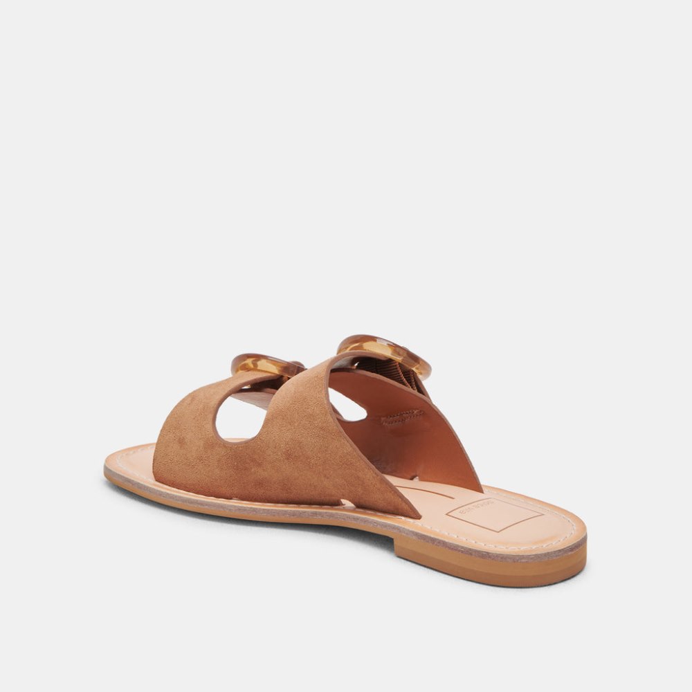 Dolce Vita Secily Sandals Pecan Suede