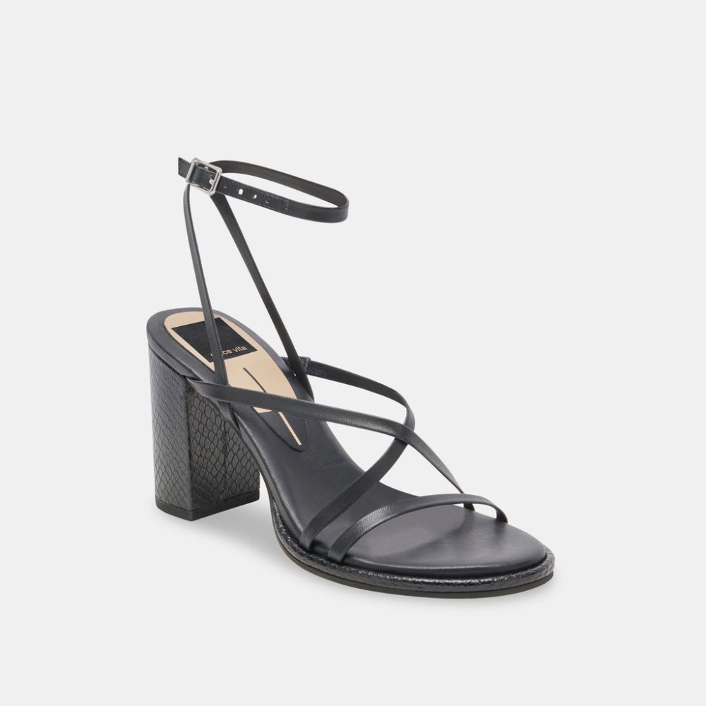 Dolce Vita Barly Heels Black Leather