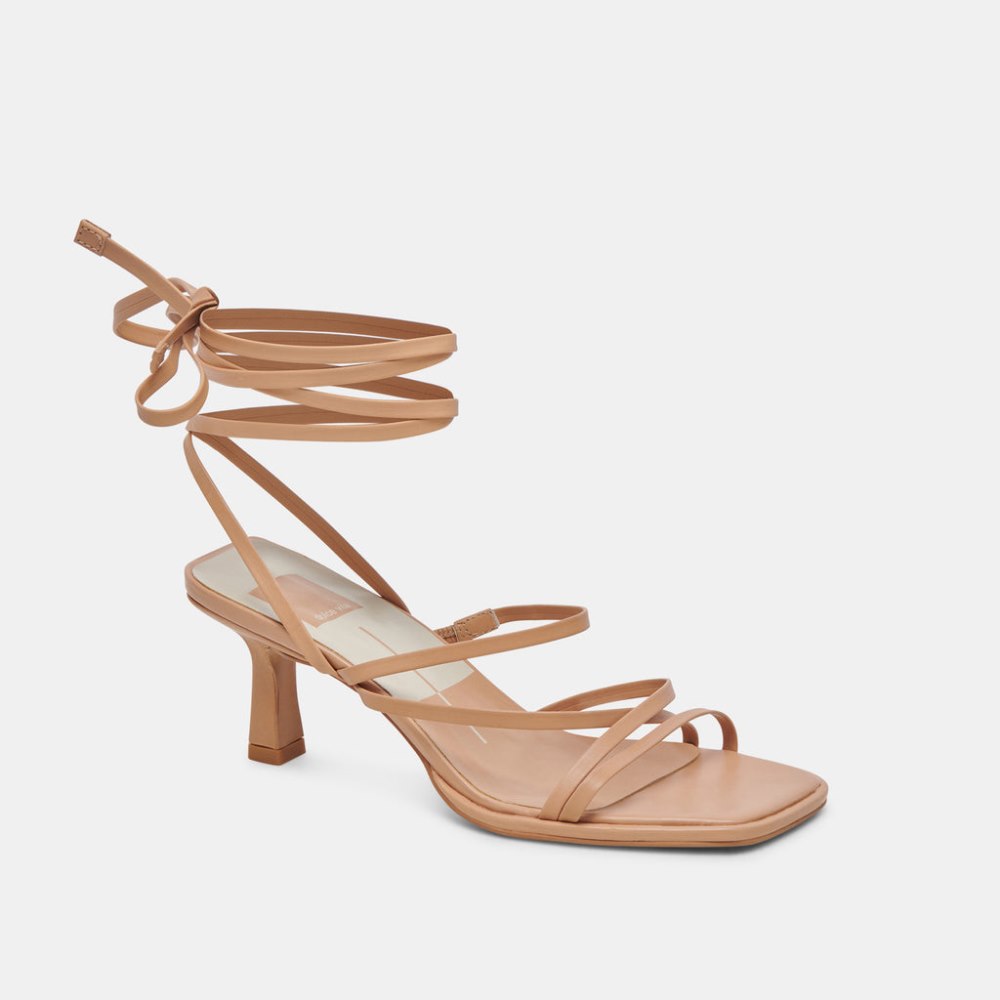 Dolce Vita Malabo Heels Light Tan Leather
